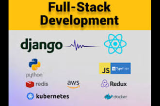develop a website in reactjs and python django