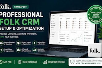 build and customize folk CRM for lead management and client organization