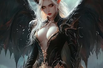 make character art for horror, scifi, and fantasy