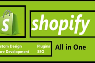 create and fix issues in ecommerce shopify store