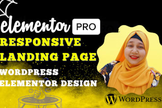do elementor landing page design wordpress landing page design