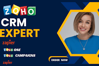 setup zoho crm integration zoho one zoho campaigns zapier webhook automation