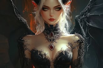 create concept art illustrations for science fiction, horror, and fantasy scenes