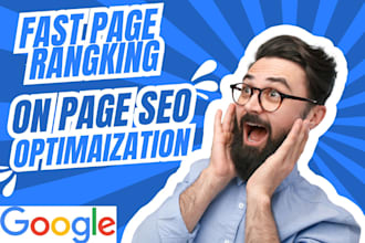 provide on page SEO optimization