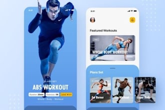 develop fitness gym app health and fittness app fittness web