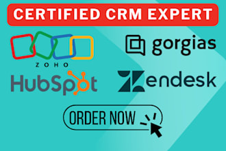 setup zendesk gorgias hubspot zohodesk servicenow nonprofit crm ai agent chatbot