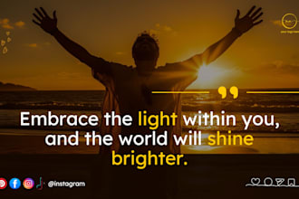 design calming mindfulness quote posts and reels for social media