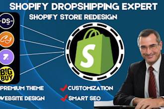 shopify redesign shopify dropshipping store shopify website via zendrop bigbuy