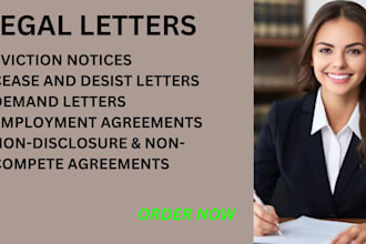 write an effective eviction notice, cease and desist, demand letter