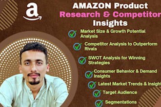 do amazon fba product research, niche trend, competitors, amazon market analysis