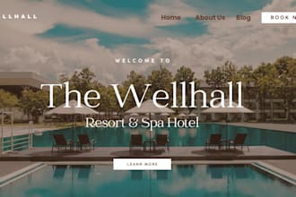 design, redesign responsive vacation rental website hotel website,airbnb website