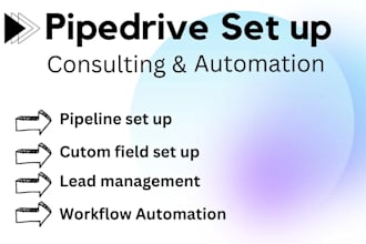 set up your pipedrive CRM workflow to match your business needs