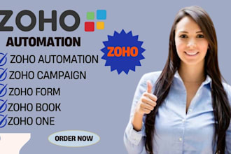 set up zoho forms zoho campaign zoho CRM zoho automations