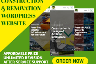 construction website construction roofing website wordpress website plumbing web
