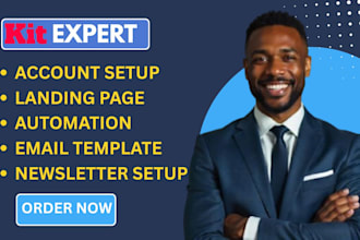 setup convertkit newsletter kit landing page convertkit email sequence kit
