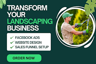 generate quality landscaping leads, lawn care leads, design landscaping website
