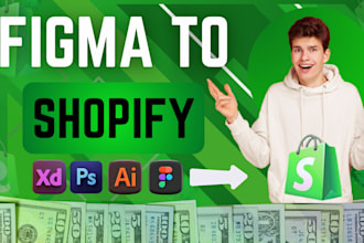 design and develop shopify landing pages or convert figma to shopify theme
