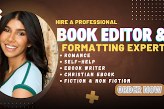 proofread edit format fiction ghostwriter nonfiction ebook writer romance ebook