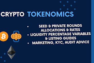 setup your crypto tokenomics