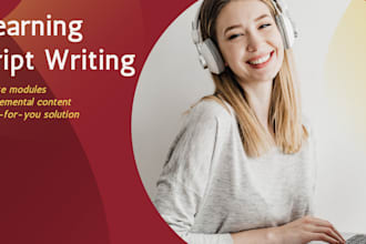 write the scripts for your elearning course modules