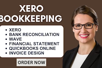 do xero bookkeeping, reconciliation, wave, quickbooks online financial statement