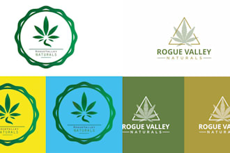 do custom marijuana medical logo design