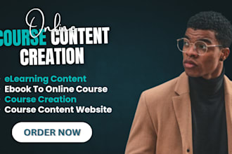 create online course, ebook online course, course uploading, course curriculum