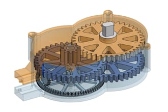 develop 3d models for gearboxes and casings
