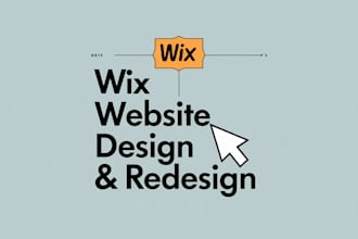 do a personal brand wix website design, modern business look for wix website