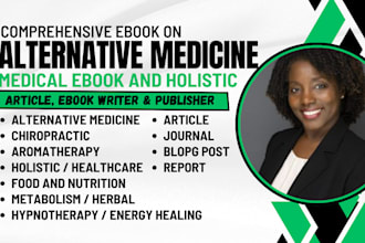 alternative medicine, medical, holistic health, and wellness ebook or article
