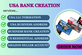 create USA physical bank account for your business with a residential address