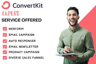 do convertkit specialist newsletter template design convertkit landing page