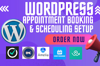setup wordpress appointment hour bookings amelia events manager wp booking emc