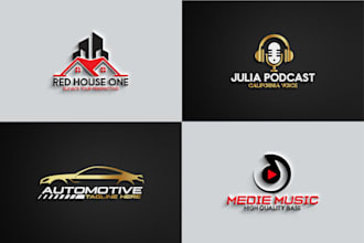 make minimalist creative business logo design