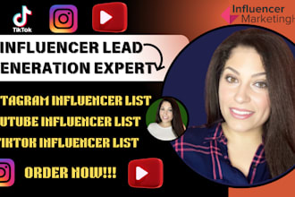 find instagram influencers youtube influencers podcast leads and b2b email leads