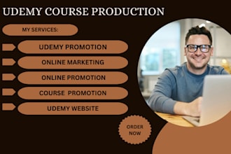 do udemy course promotion, online course marketing thinkific udemy course kajabi