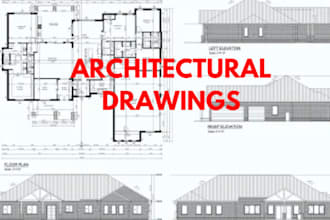 draw your architectural, electrical, plumbing plans, mep drawings