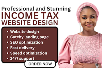design income tax website, income tax leads, tax leads, tax website