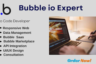 develop bubble mvp CRM app ai saas chatgpt bubble io developer
