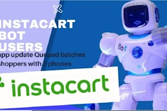 create doordash bot, instacart bot, uber bot, bot lyft, grabber bot, grubhub bot