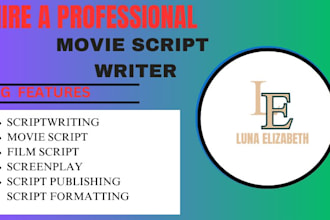 do screenwriting, screenplay, movie script and film script writer