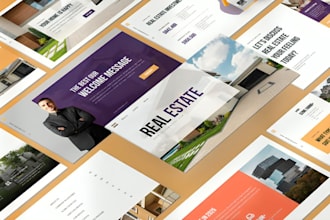 design redesign real estate investor pitch deck sales and presentation template