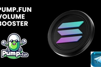 crypto ai agent, pump fun volume bot to hit 50m investors, telegram promotion