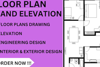 draw a professional floor plan for engineering work