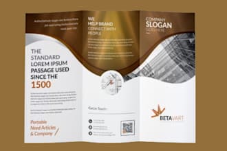 design corporate , digital, company  brochure or multipage PDF presentation