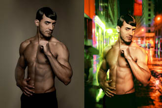 do realistic photo manipulation and photoshop editing