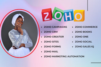 setup zoho CRM zoho forms zoho campaigns zoho one zoho creator