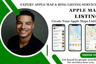 create verified apple maps location listing google map bing maps apple map SEO