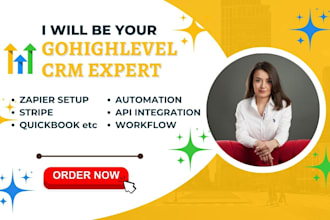 setup gohighlevel zapier integration stripe quickbooks gohighlevel custom api