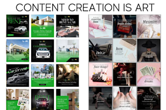 be your social media marketing manager and content creator
